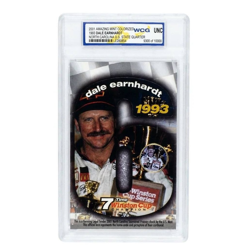 NASCAR Collectible Card Unisex OS Multicolor Excellent Dale Earnhardt 2001